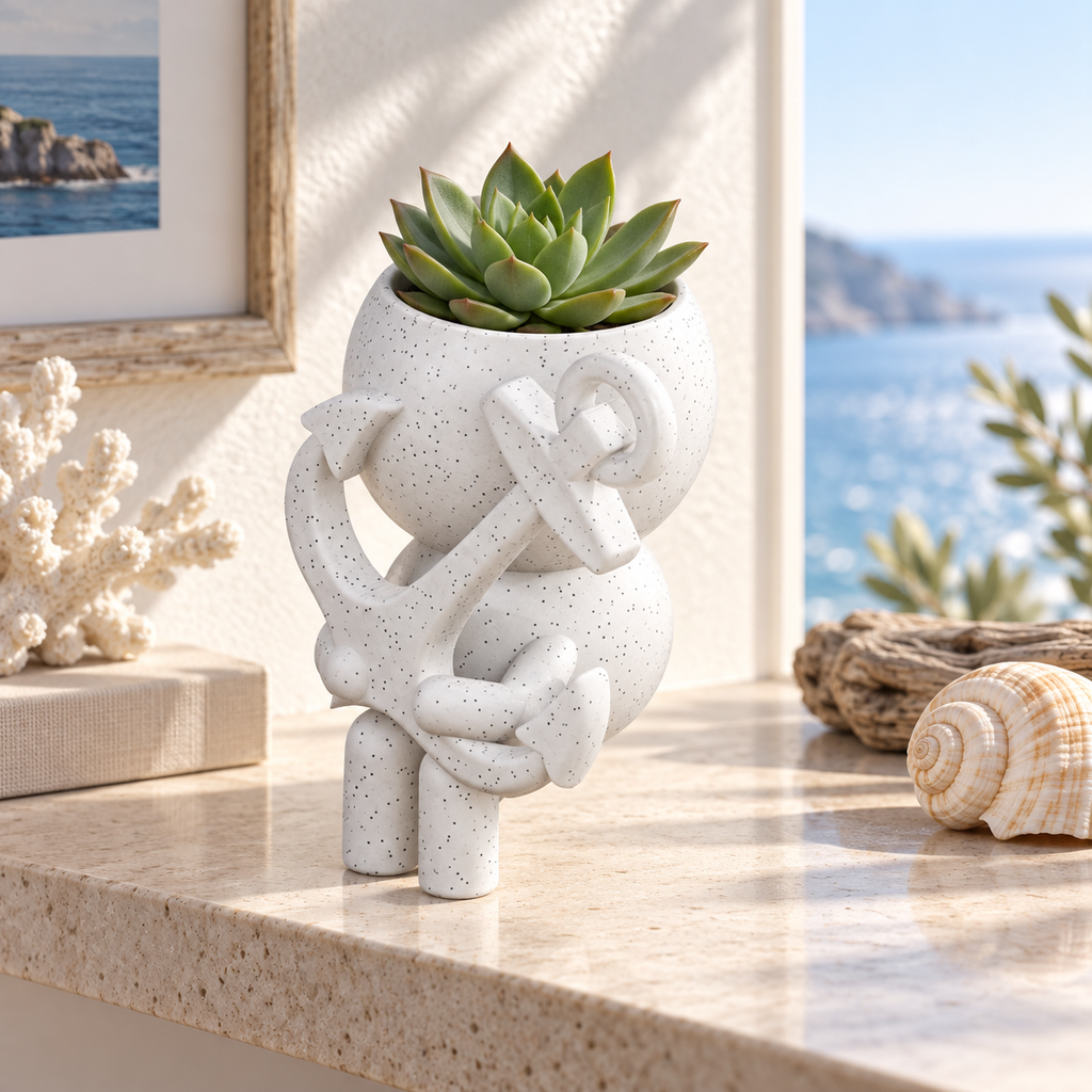 Anchor Sprout Holds Fast | Nautical Planter hero lifestyle view