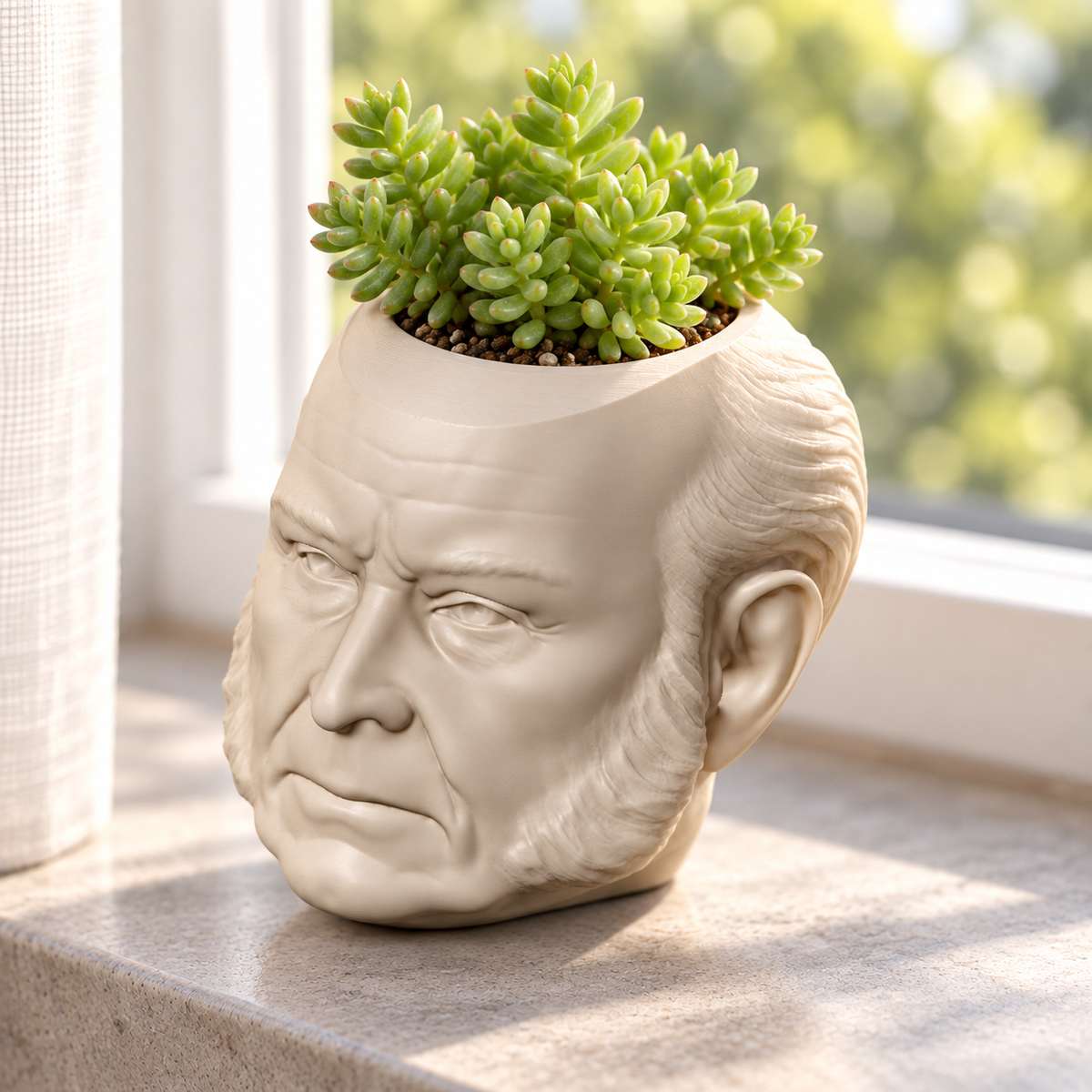 John Quincy Adams Head Planter editorial view