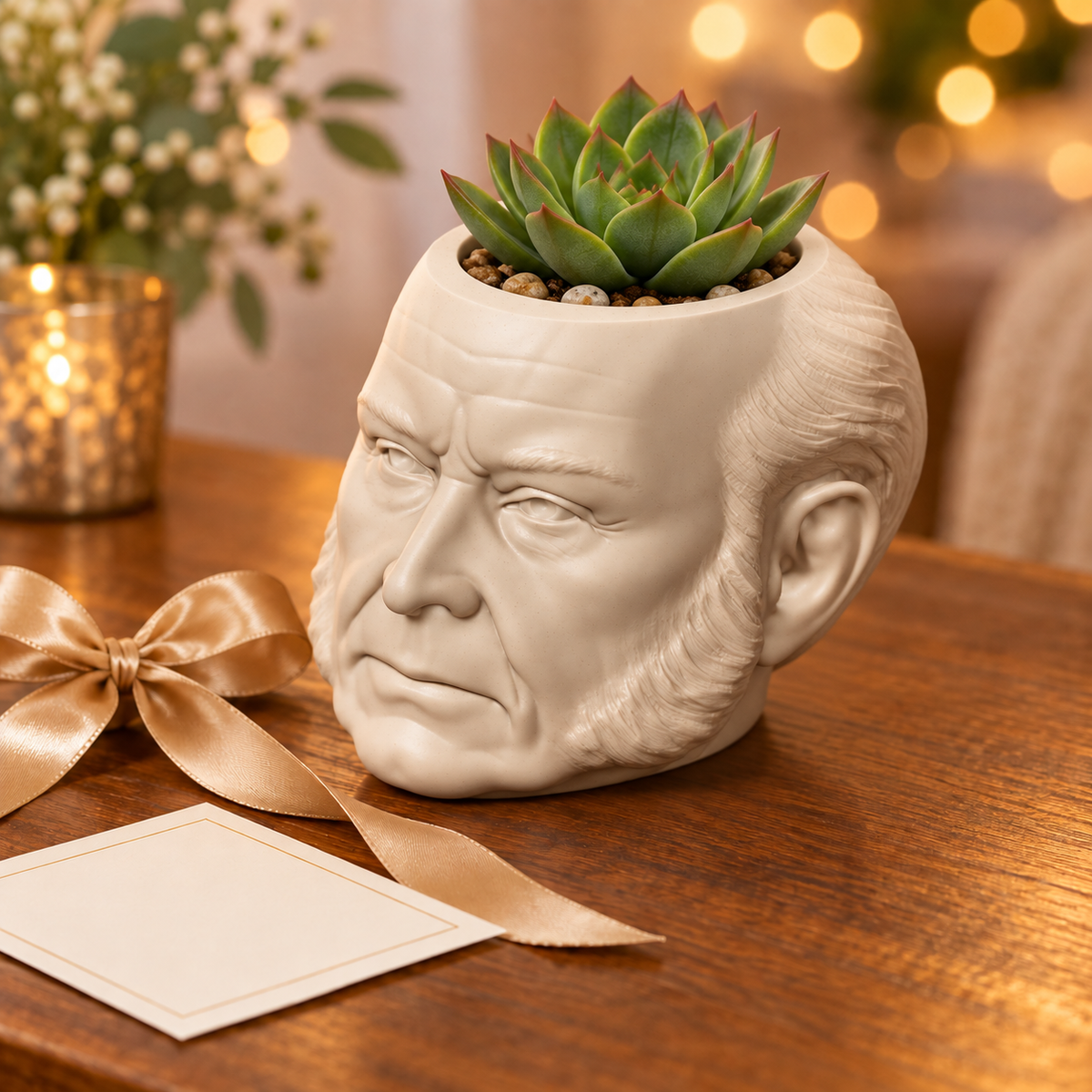 John Quincy Adams Head Planter gift presentation