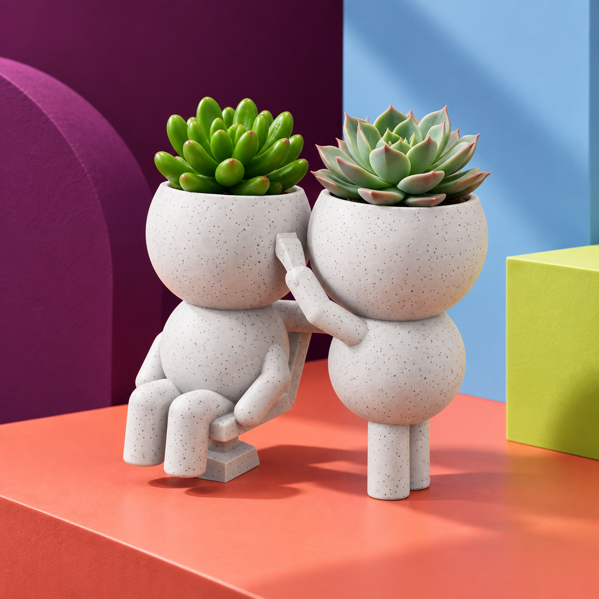 Buzz and Trim's Fresh Cut: Barber Planter editorial view