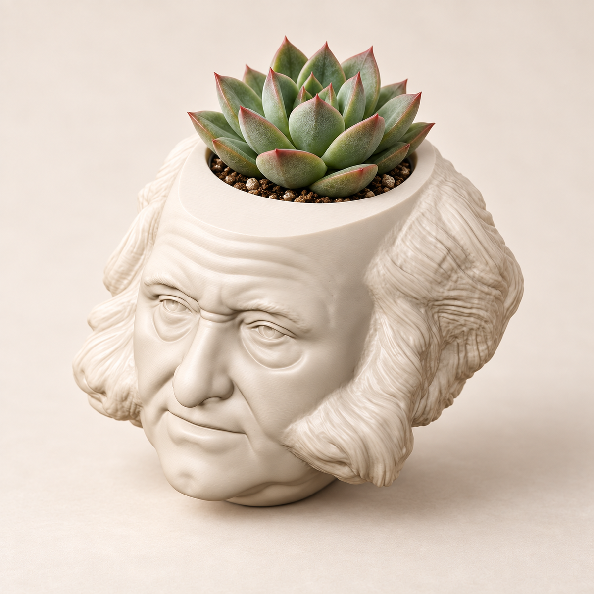 Martin Van Buren Head Planter hero lifestyle view