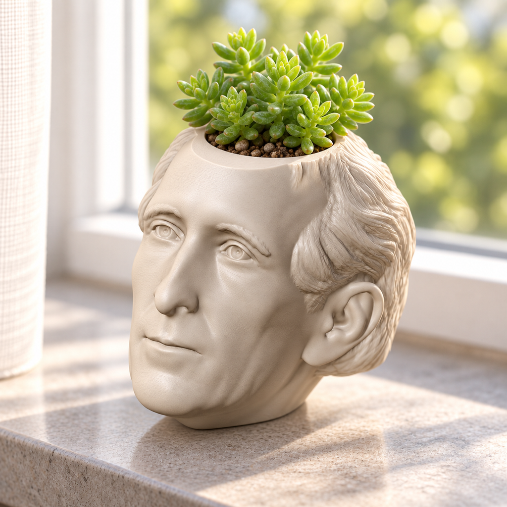 John Tyler Head Planter editorial view