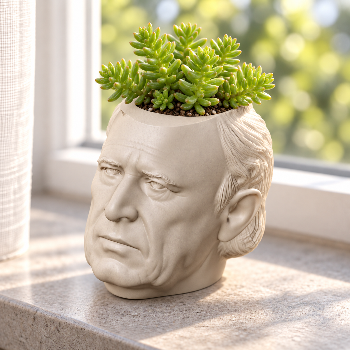 Zachary Taylor Head Planter editorial view