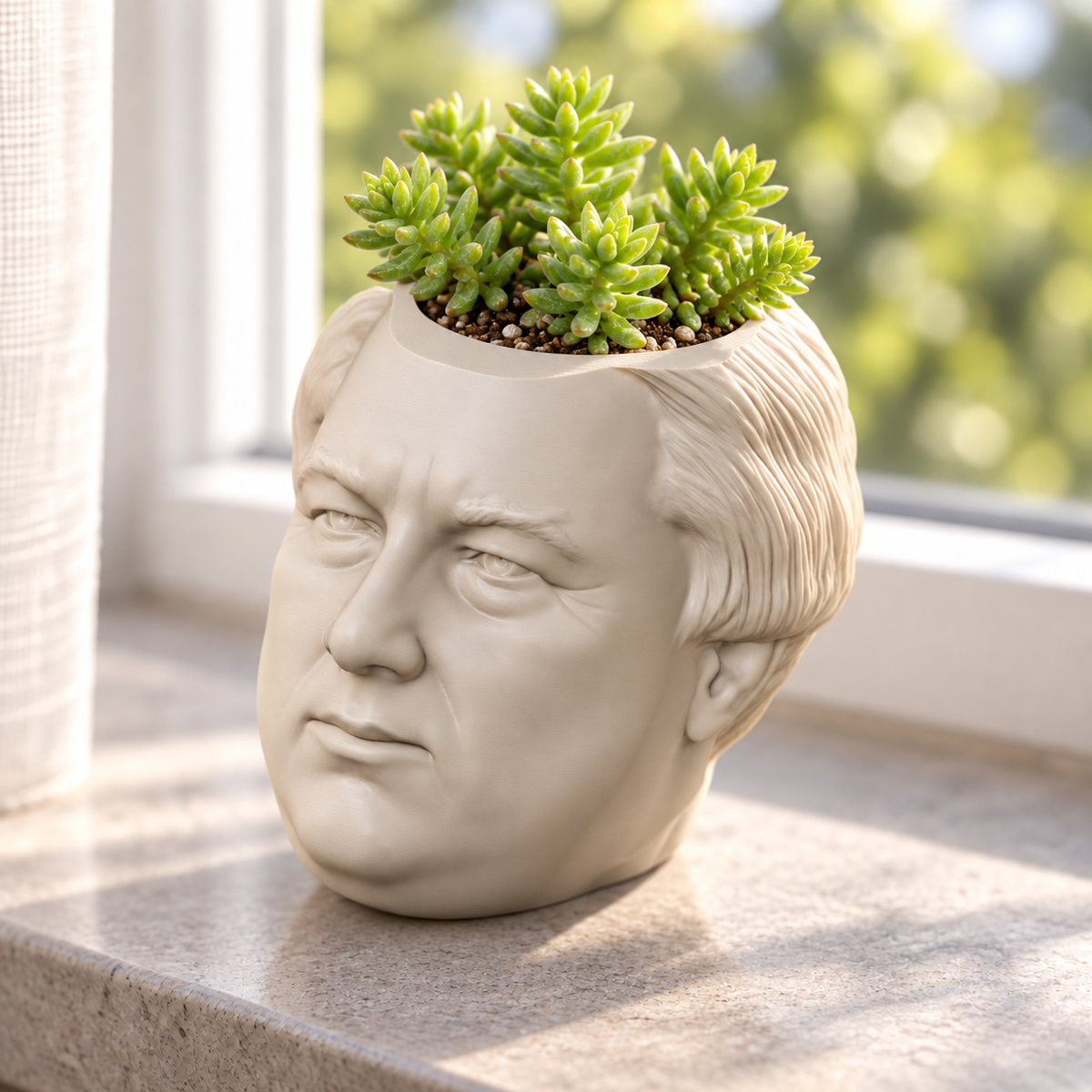 Millard Fillmore Head Planter editorial view