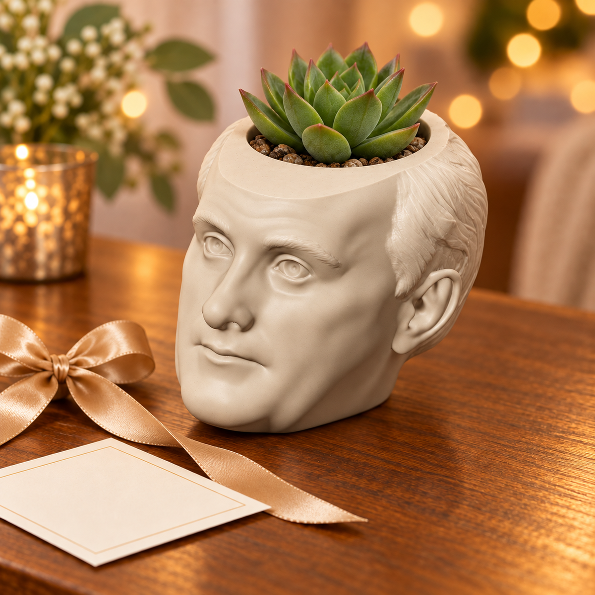 James Buchanan Head Planter gift presentation