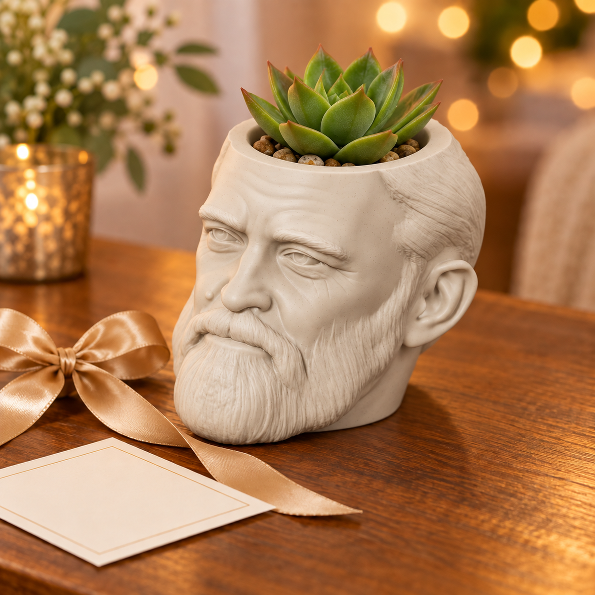 Ulysses S. Grant Head Planter gift presentation