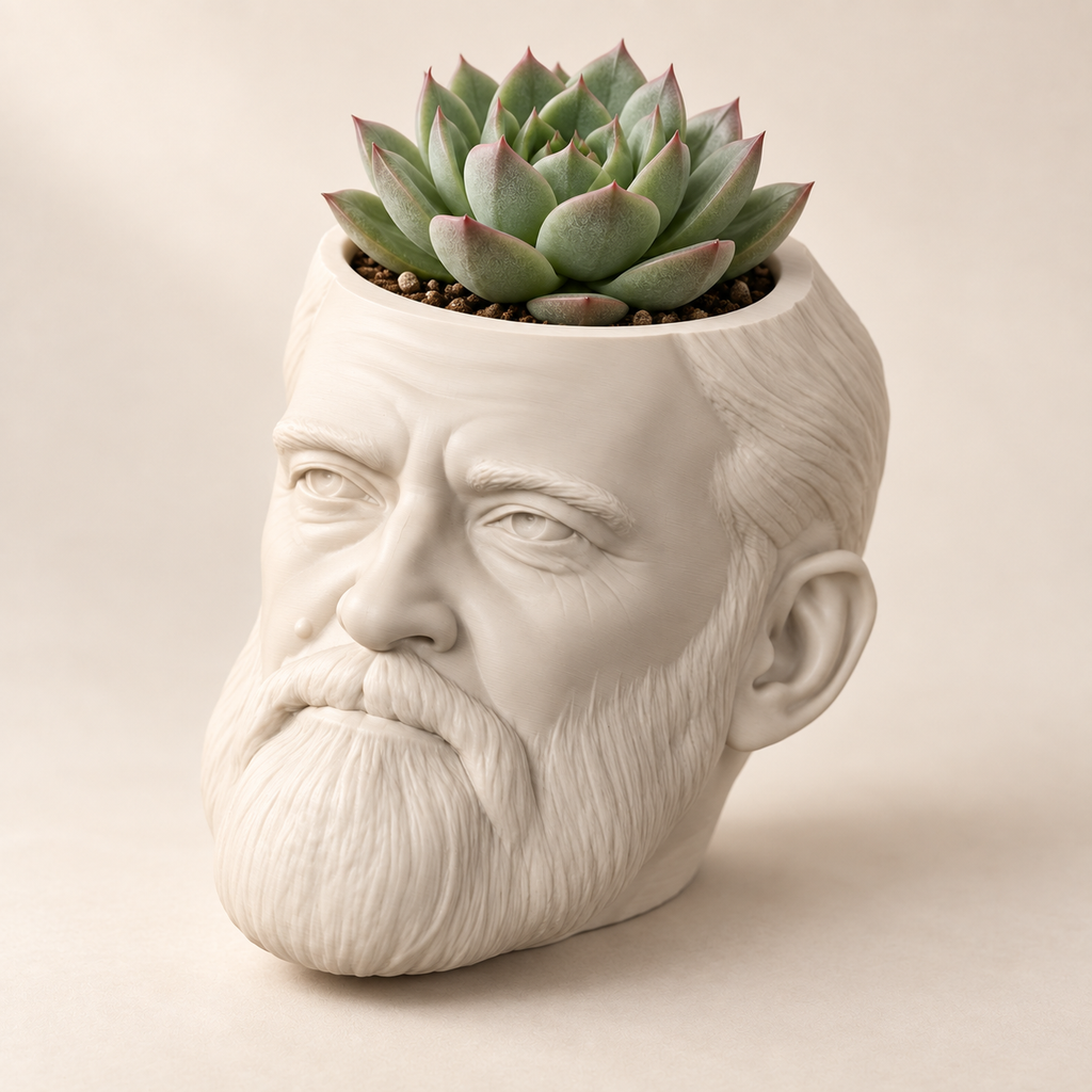 Ulysses S. Grant Head Planter hero lifestyle view