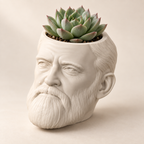 Ulysses S. Grant Head Planter hero lifestyle view