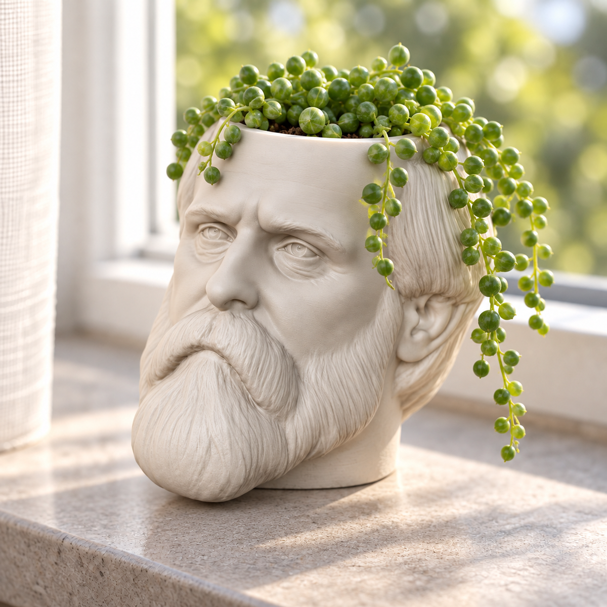 Rutherford B. Hayes Head Planter editorial view