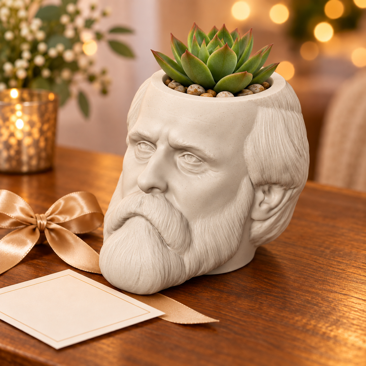 Rutherford B. Hayes Head Planter gift presentation
