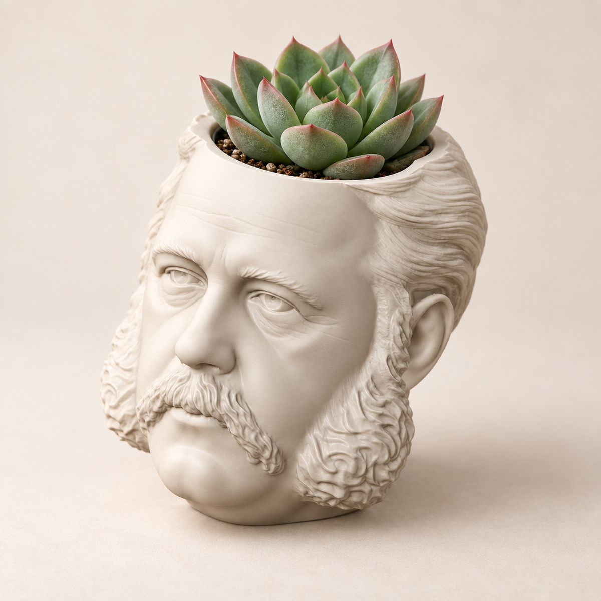 Chester A. Arthur Head Planter hero lifestyle view
