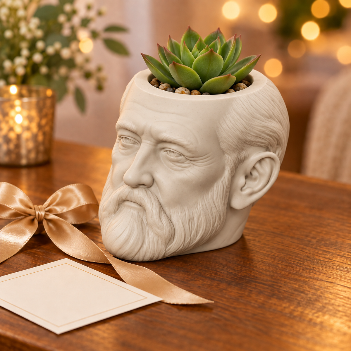 Benjamin Harrison Head Planter gift presentation