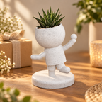 Spin Sprout Makes the Play | Cricket Bowler Planter gift presentation