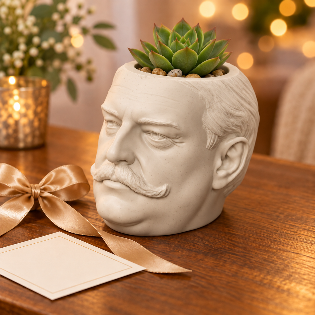 William Howard Taft Head Planter gift presentation