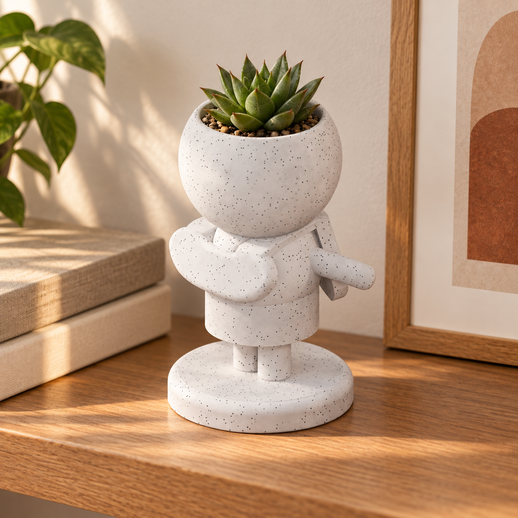 Skye Moss cabin crew planter editorial image