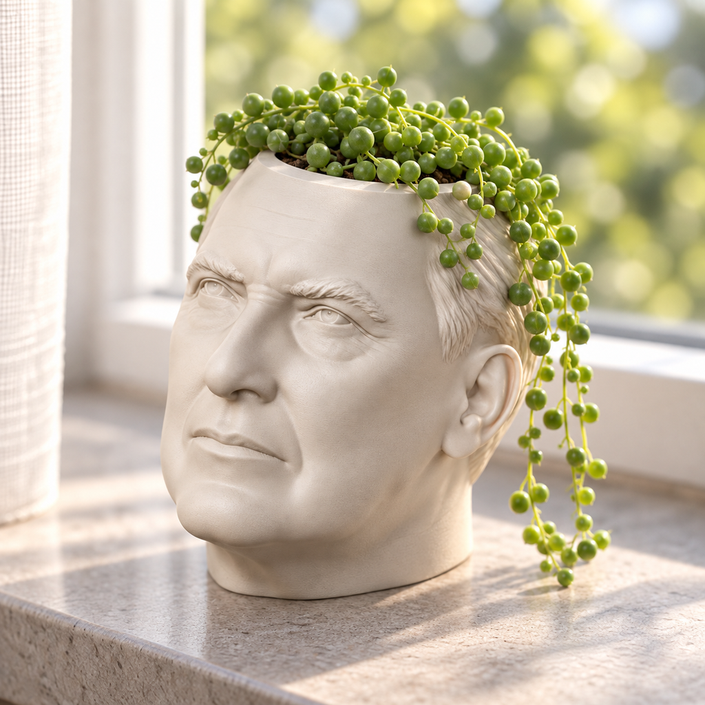 Warren G. Harding Head Planter editorial view