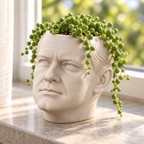Calvin Coolidge Head Planter editorial view
