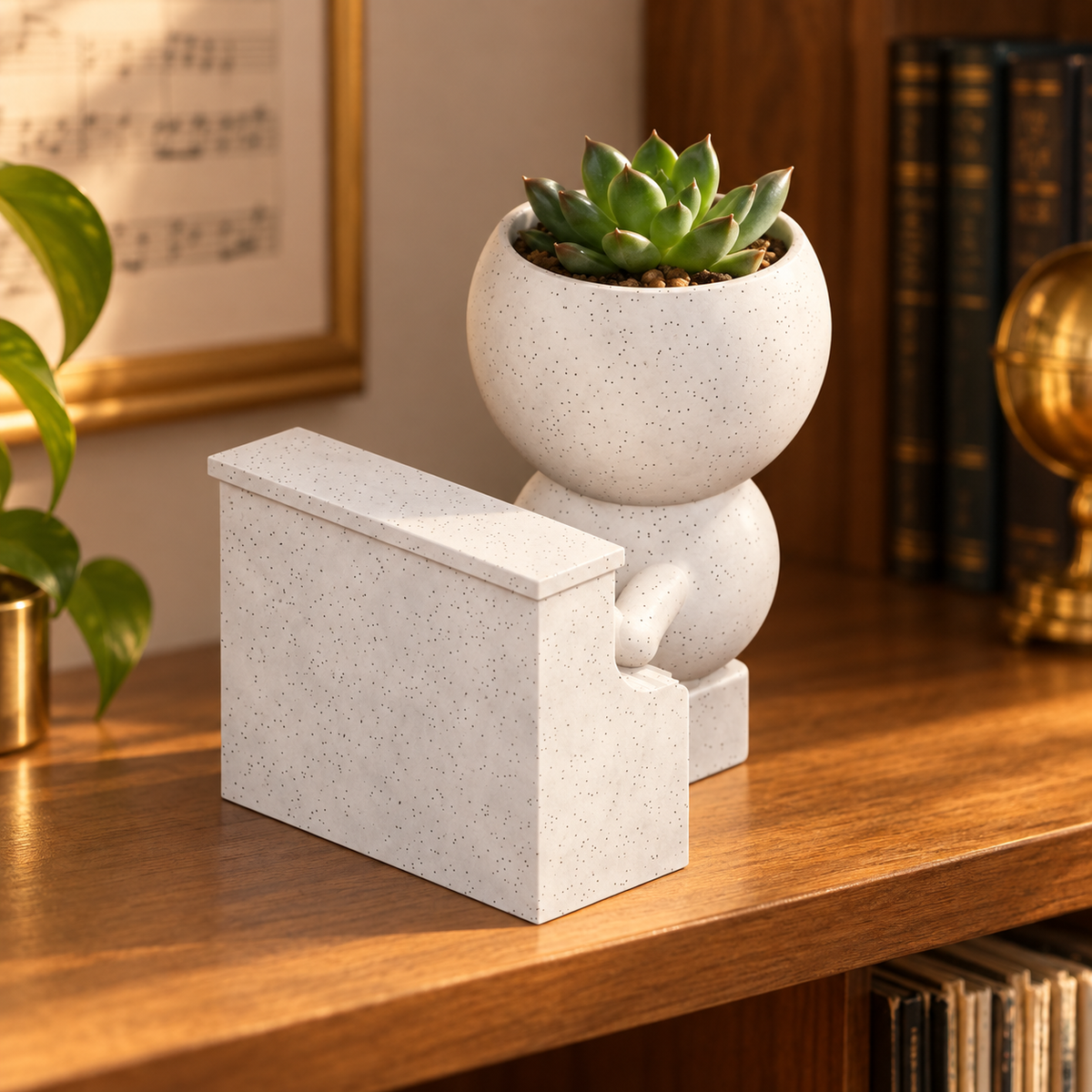 Key Plays It Green | Piano Planter
