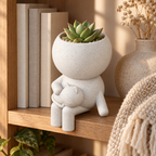 Cuddle Moss cat lover planter editorial image