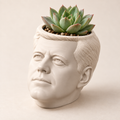John F. Kennedy Head Planter hero lifestyle view
