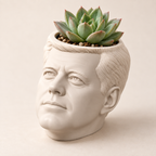 John F. Kennedy Head Planter hero lifestyle view