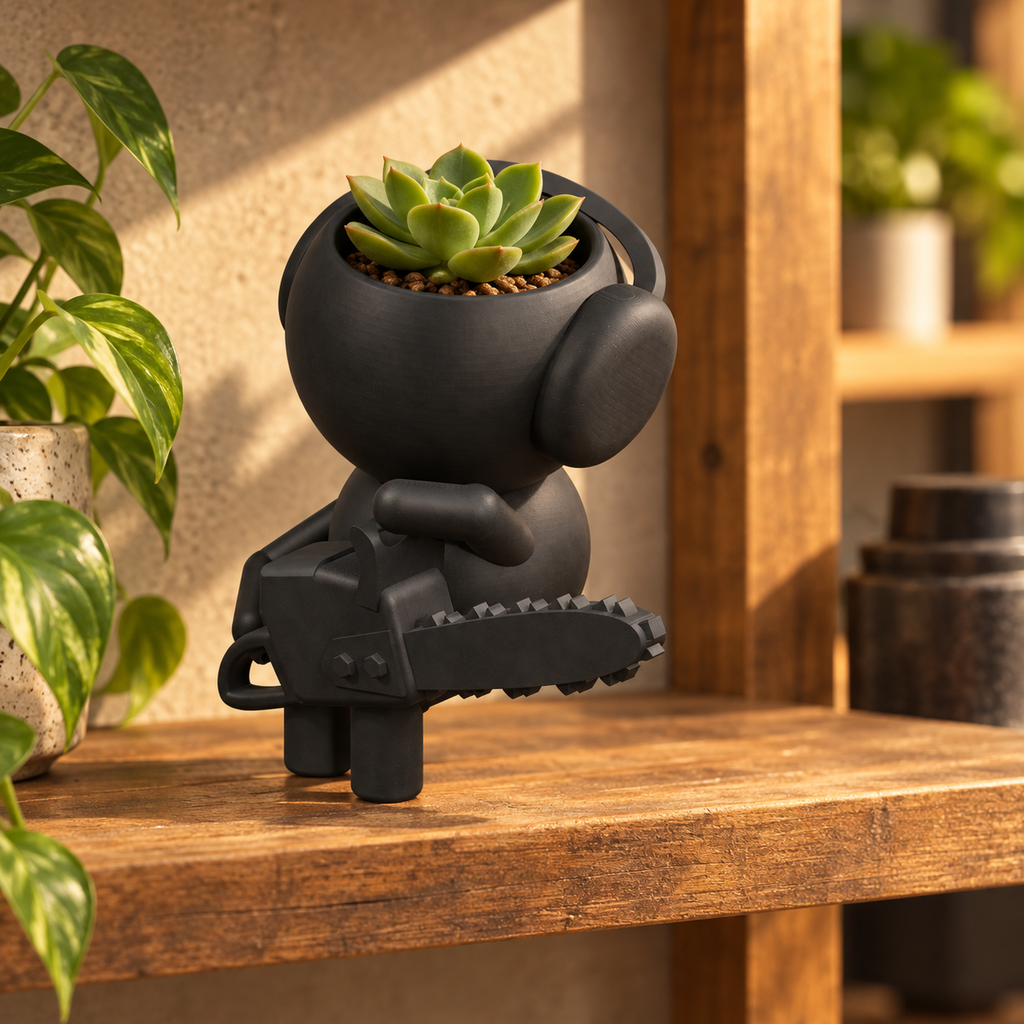 Buzz Cuts a New Leaf | Chainsaw Planter