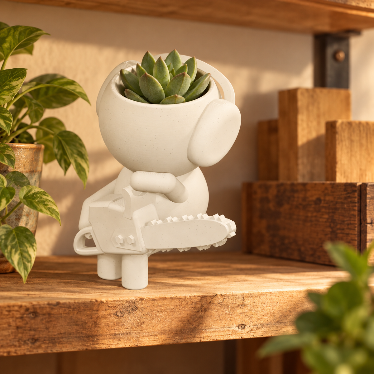 Buzz Cuts a New Leaf | Chainsaw Planter