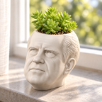 Richard Nixon Head Planter editorial view