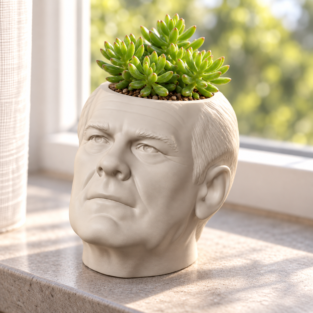 Gerald Ford Head Planter editorial view