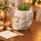 Ronald Reagan Head Planter gift presentation