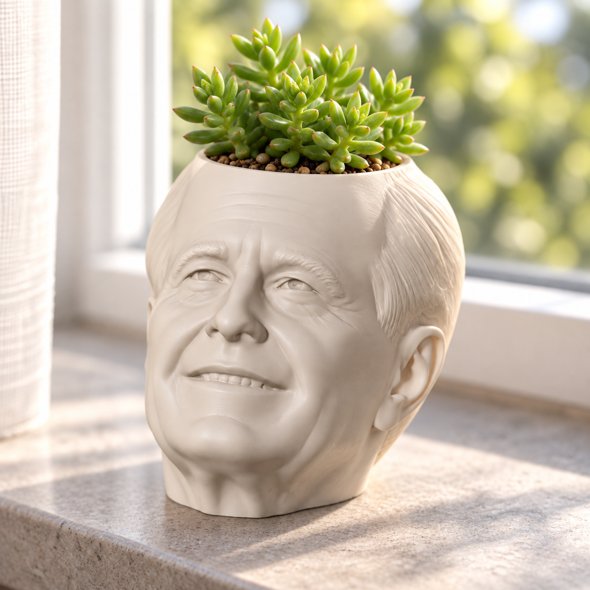 George H. W. Bush Head Planter editorial view