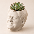 Bill Clinton Head Planter hero lifestyle view