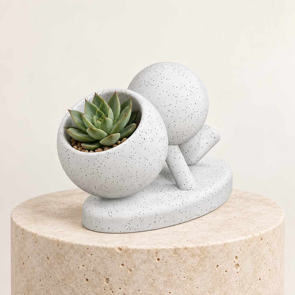 Balancing Act crow pose yoga planter hero