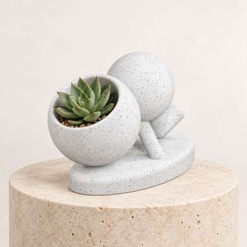 Balancing Act crow pose yoga planter hero
