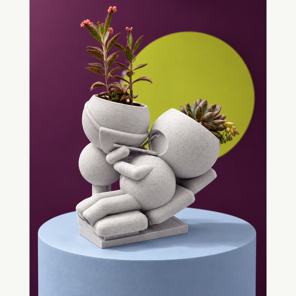 Dr. Molar’s Checkup dentist planter editorial view