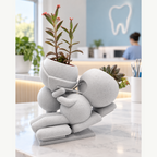 Dr. Molar’s Checkup dentist planter hero lifestyle view