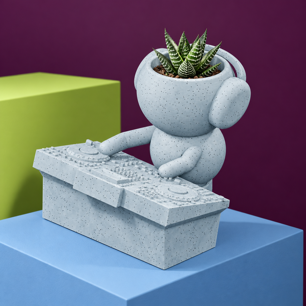 DJ Sproutbeat's Deck Set: DJ Planter editorial view