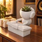 DJ Sproutbeat's Deck Set: DJ Planter gift presentation