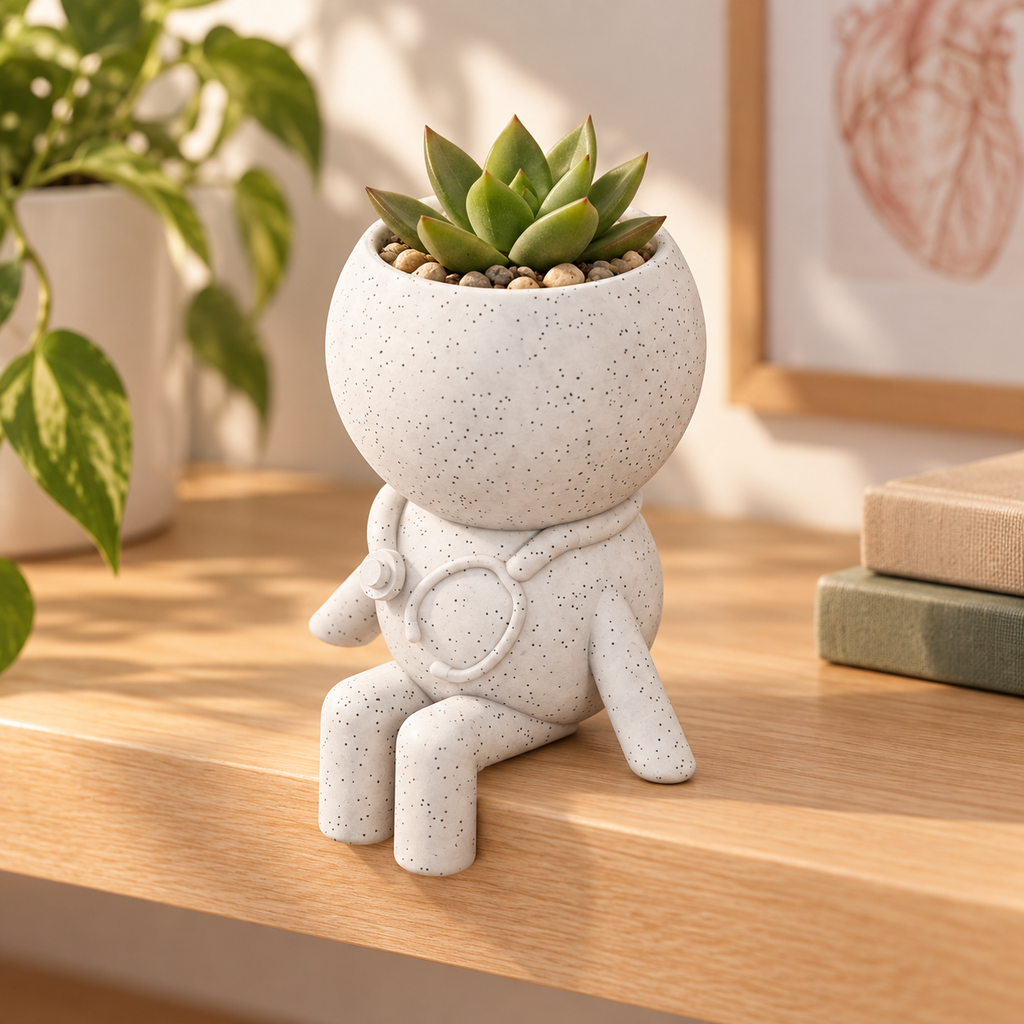Doc Moss Is Here for Your Shelf Care | Doctor Planter