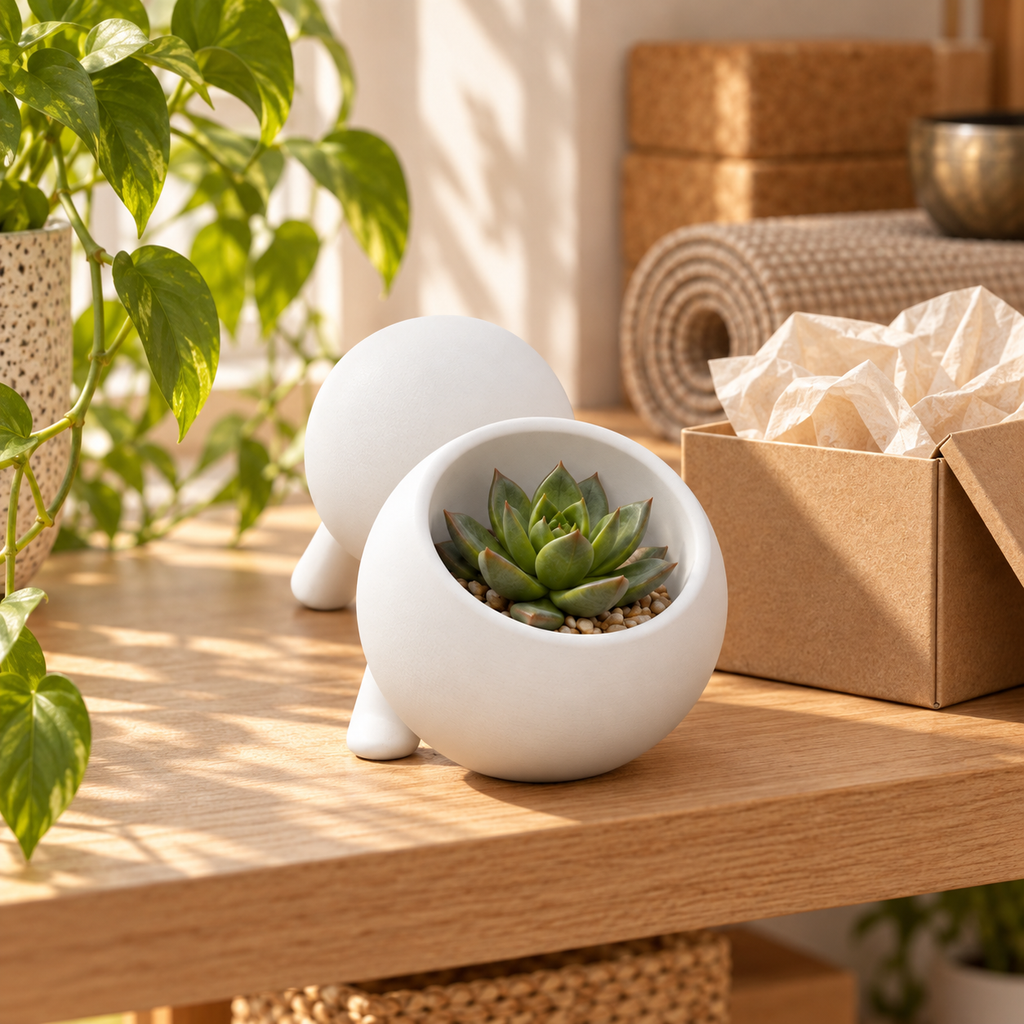 Downward Dog | Yoga Pose Planter