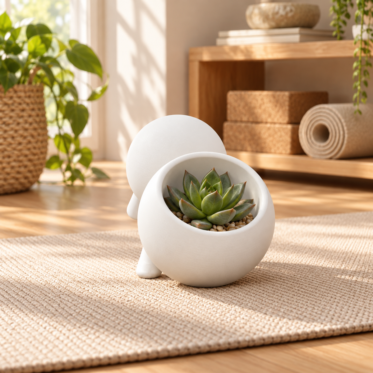 Downward Dog | Yoga Pose Planter