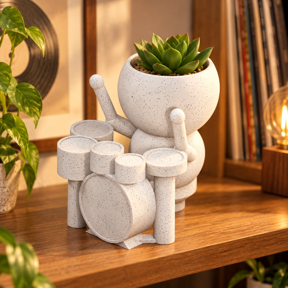 Beat Moss Keeps the Good Vibes Rolling | Drummer Planter