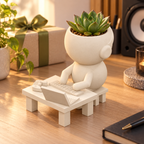 Loop Sprout on Deck | Electronic Music Planter gift presentation