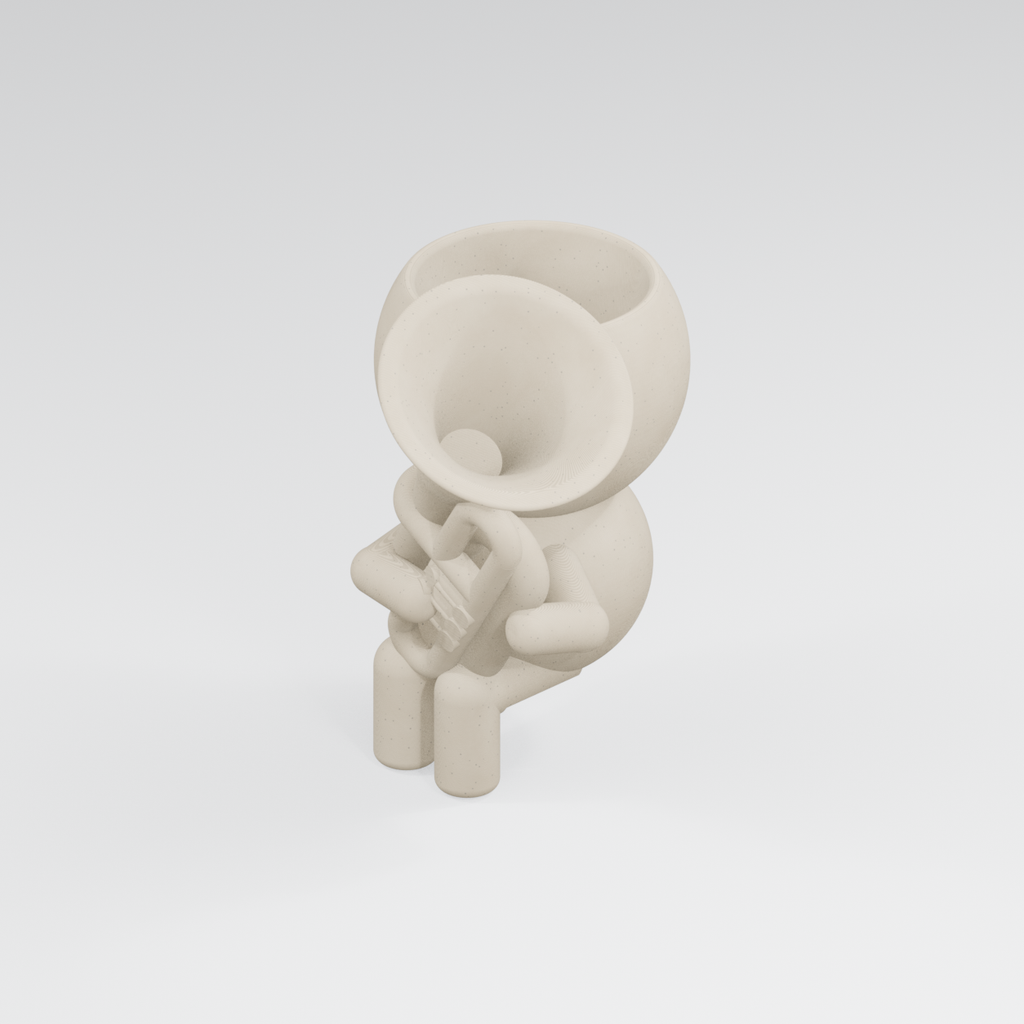 Brass Buddy | Euphonium Player Planter