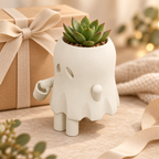 Boo Keeps Watch | Ghost Planter gift presentation