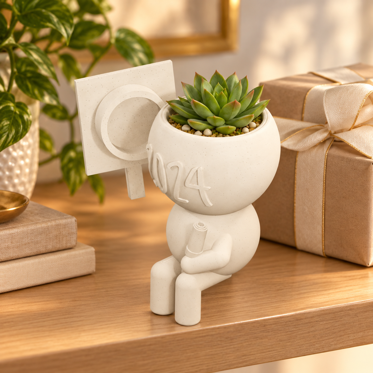 Capstone Celebrates 2024 | Graduate Planter gift presentation