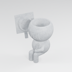 Capstone Celebrates 2024 | Graduate Planter in Marble White
