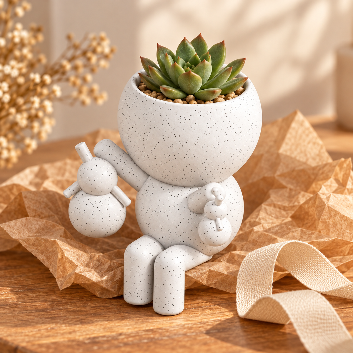 Grandma Moss keepsakes planter gift presentation