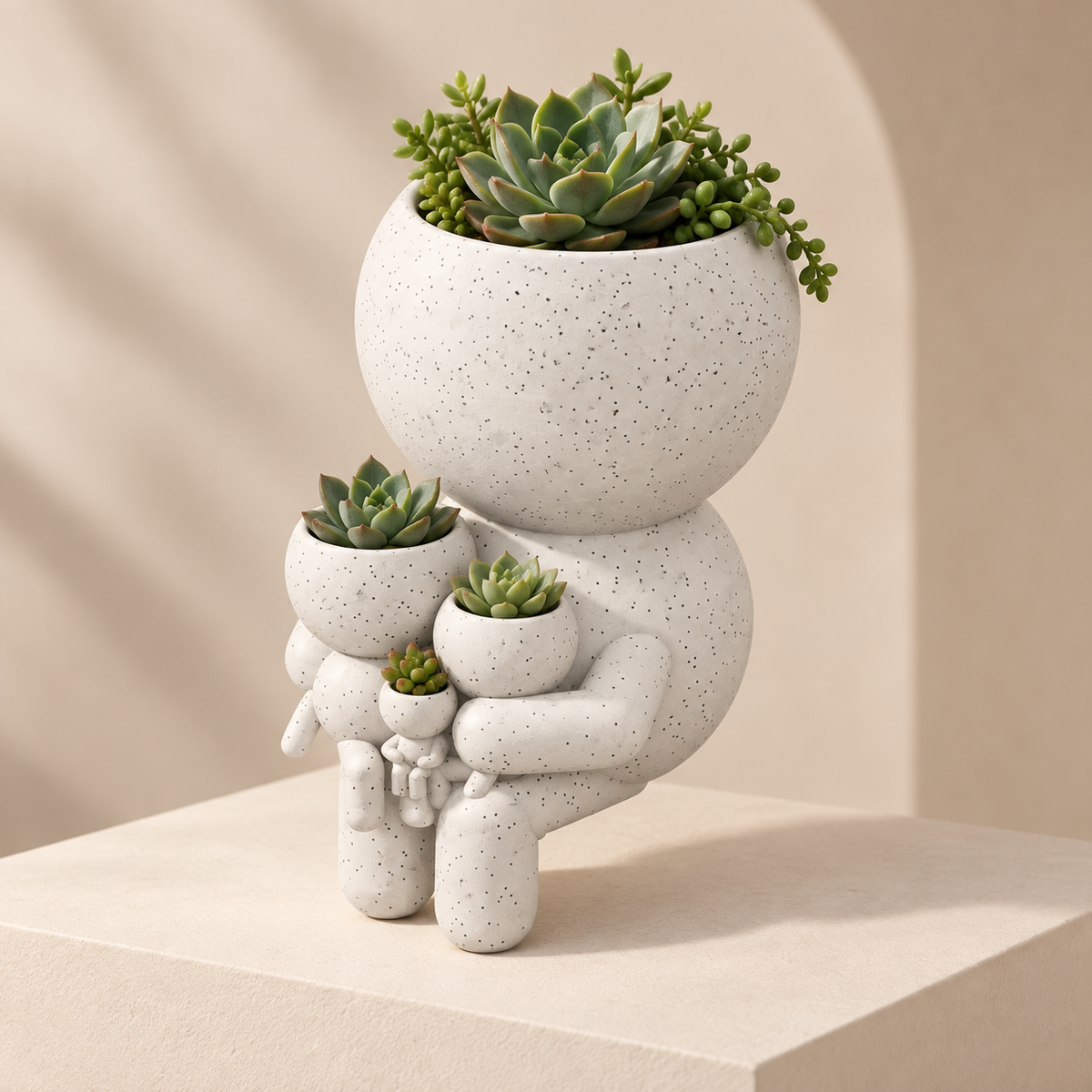 Nana Nest family planter editorial styled view