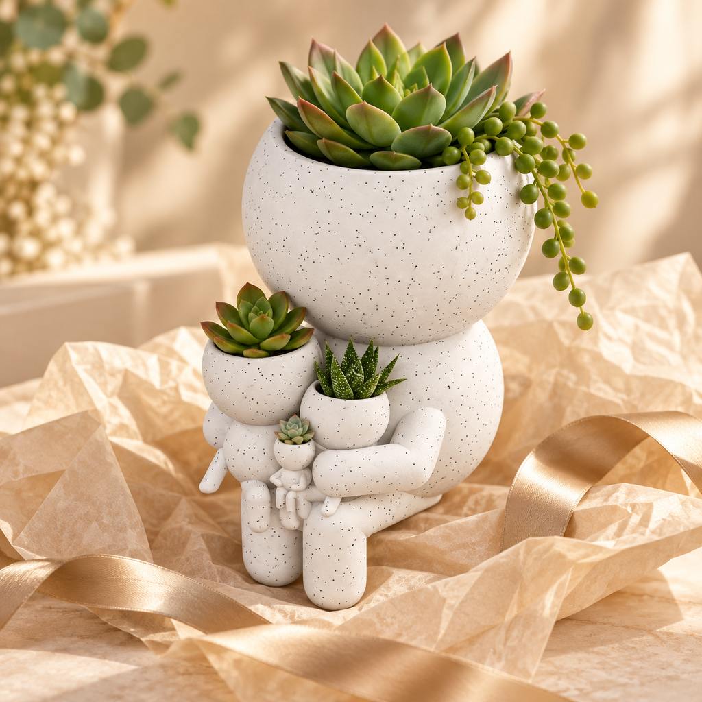 Nana Nest family planter presented as a gift